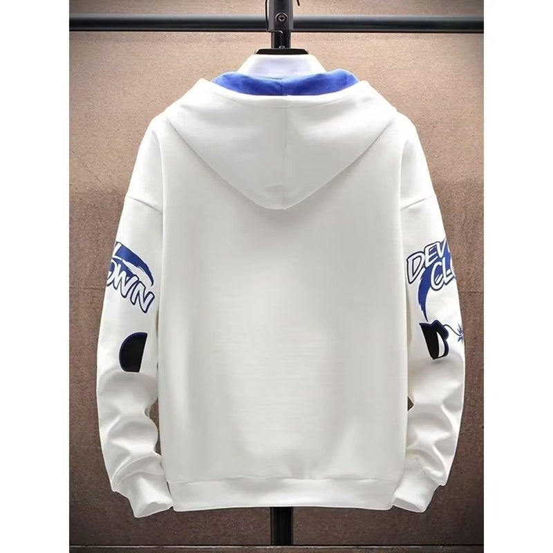 Anime Fleece-lined Thickened Hooded Sweatshirt