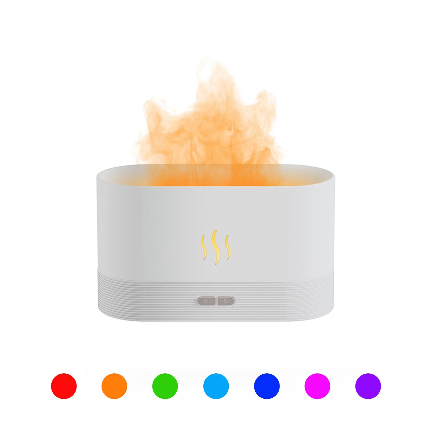 Best Selling USB Ultrasonic Flame Humidifier Led RGB Colorful Essential Oil Fire Flame Aroma Diffuser