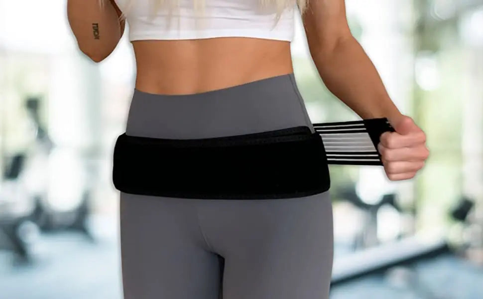 Sacroiliac SI Joint Hip Belt Lower Back Support-Hip Braces for Hip Pain Pelvic Support Belt Sciatica Pelvis Lumbar Pain Relief