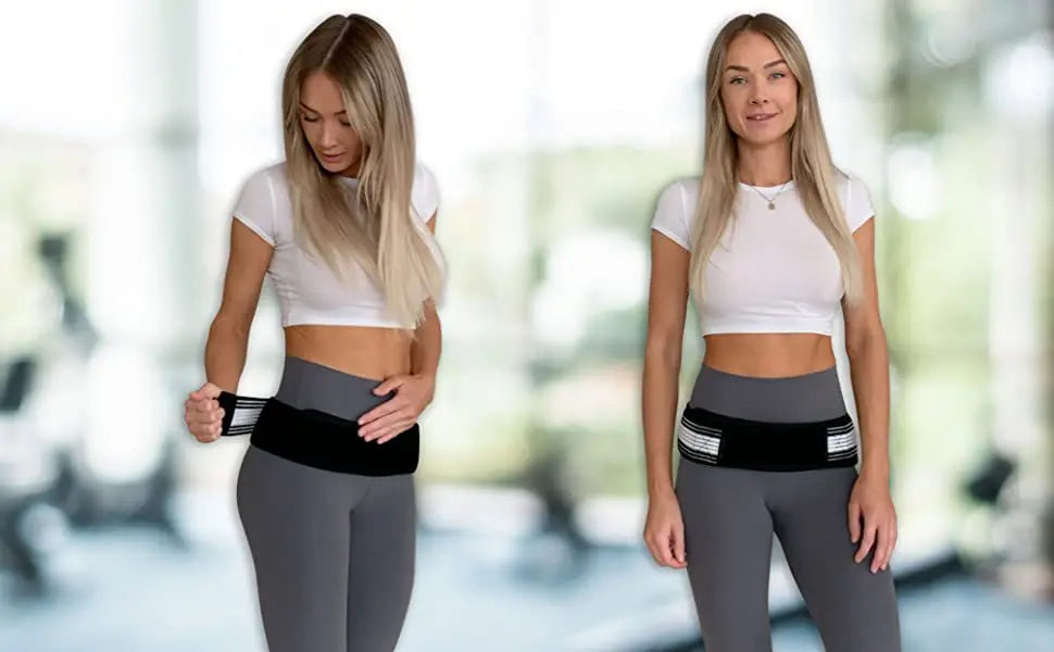 Sacroiliac SI Joint Hip Belt Lower Back Support-Hip Braces for Hip Pain Pelvic Support Belt Sciatica Pelvis Lumbar Pain Relief