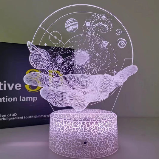 3D Optical Illusion Projectors Lamp