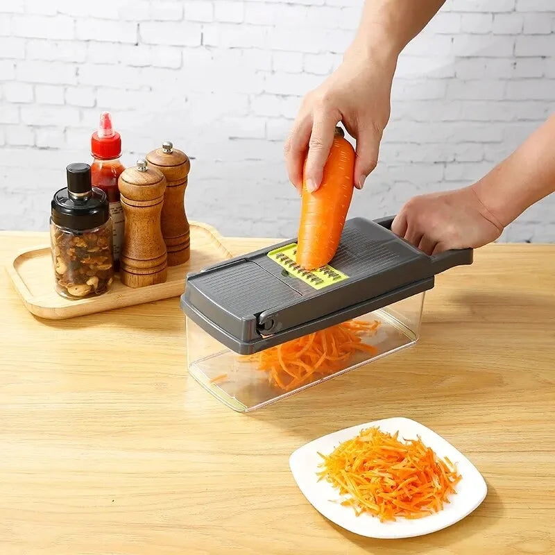 16pcs/Set Multifunctional Vegetable Chopper