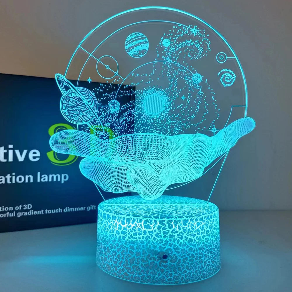 3D Optical Illusion Projectors Lamp